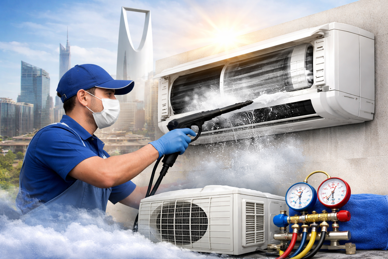تنظيف المكيفات بالرياض